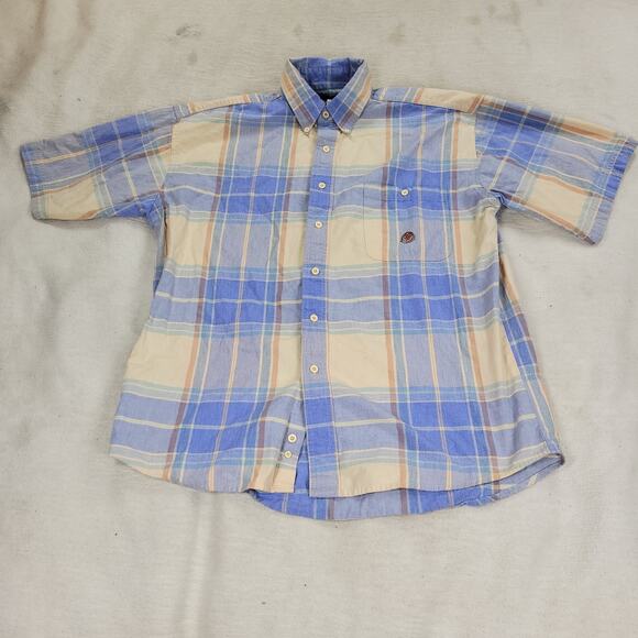 Wrangler Twenty X Shirt Mens Sz Large Long Sleeve Plaid Button Down Grunge Y2k - Picture 5 of 15